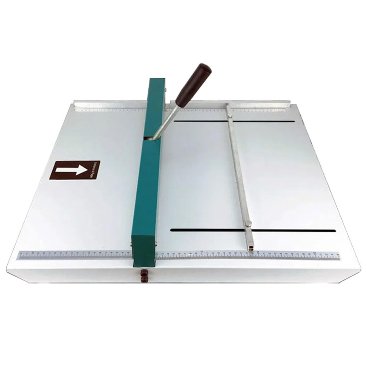Manuelle Falzmaschine A3, 480 mm, Papierfalt- und Ritzmaschine mit Positionierungslineal, Desktop-Papierschneider, Trimmer für Kartenherstellung, Einladungen, Broschüren und Bastelprojekte