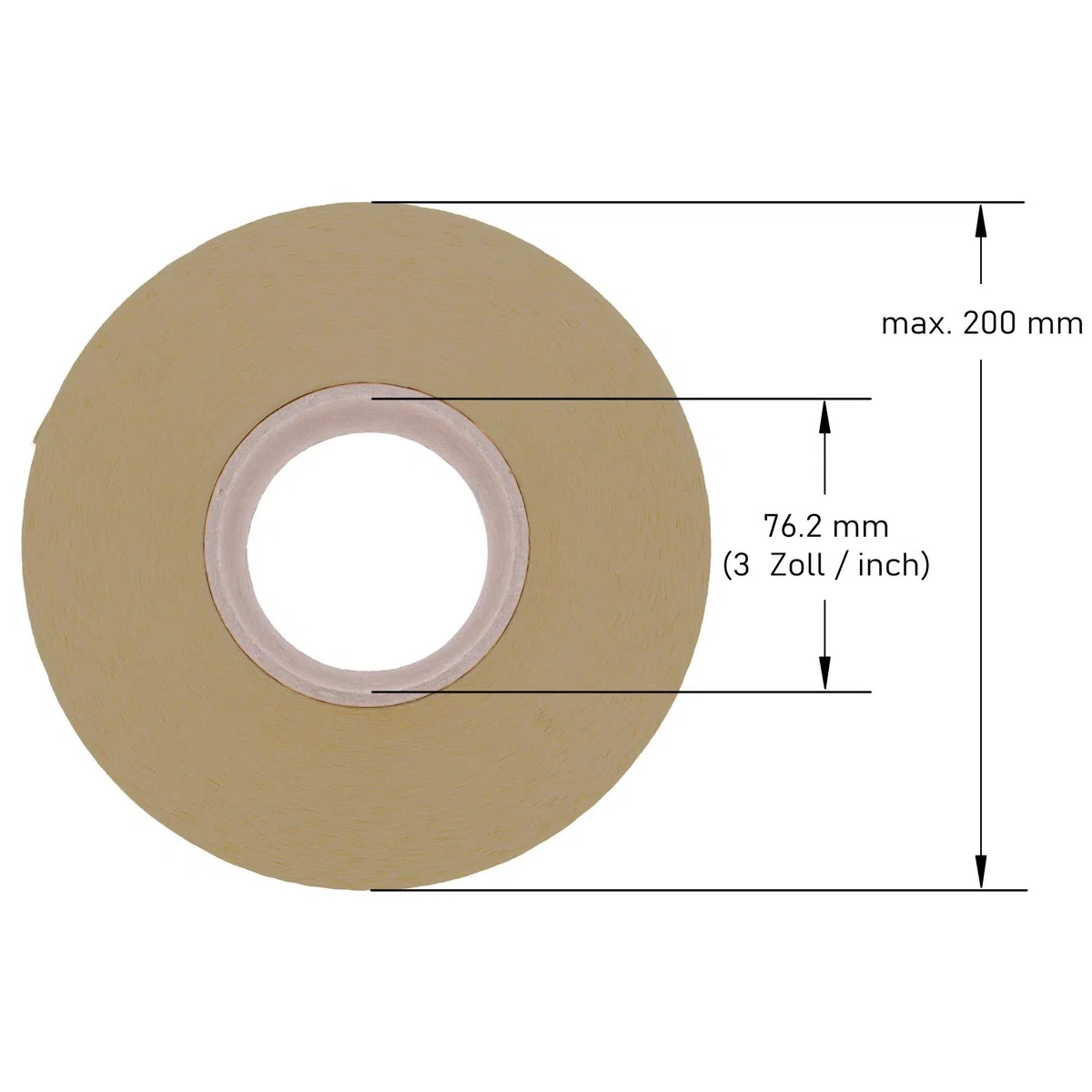 Labelident Etiketten neongelb 100 x 150 mm - stark selbstklebend - 8 Rollen à 1.000 farbige Logistiketiketten auf 76 mm Kern für Thermotransferdrucker