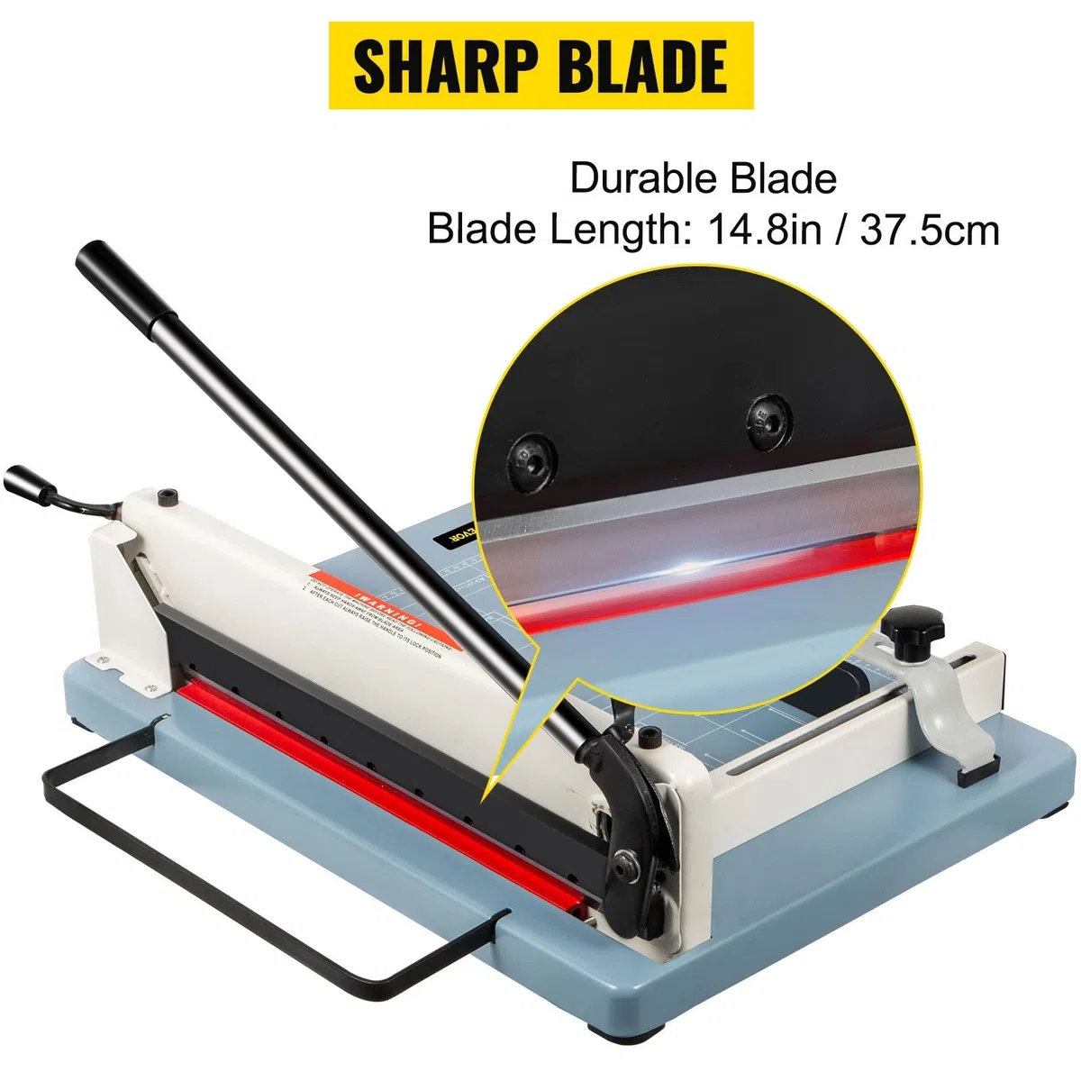 12/17 Zoll manueller Papierschneider Guillotine-Trimmer Hochleistungs-300-500-Blatt-Aktenvernichter for Fabrik-Schulbüro-Zubehör für Profis und Heimwerker(12 Inch 400 Sheets)