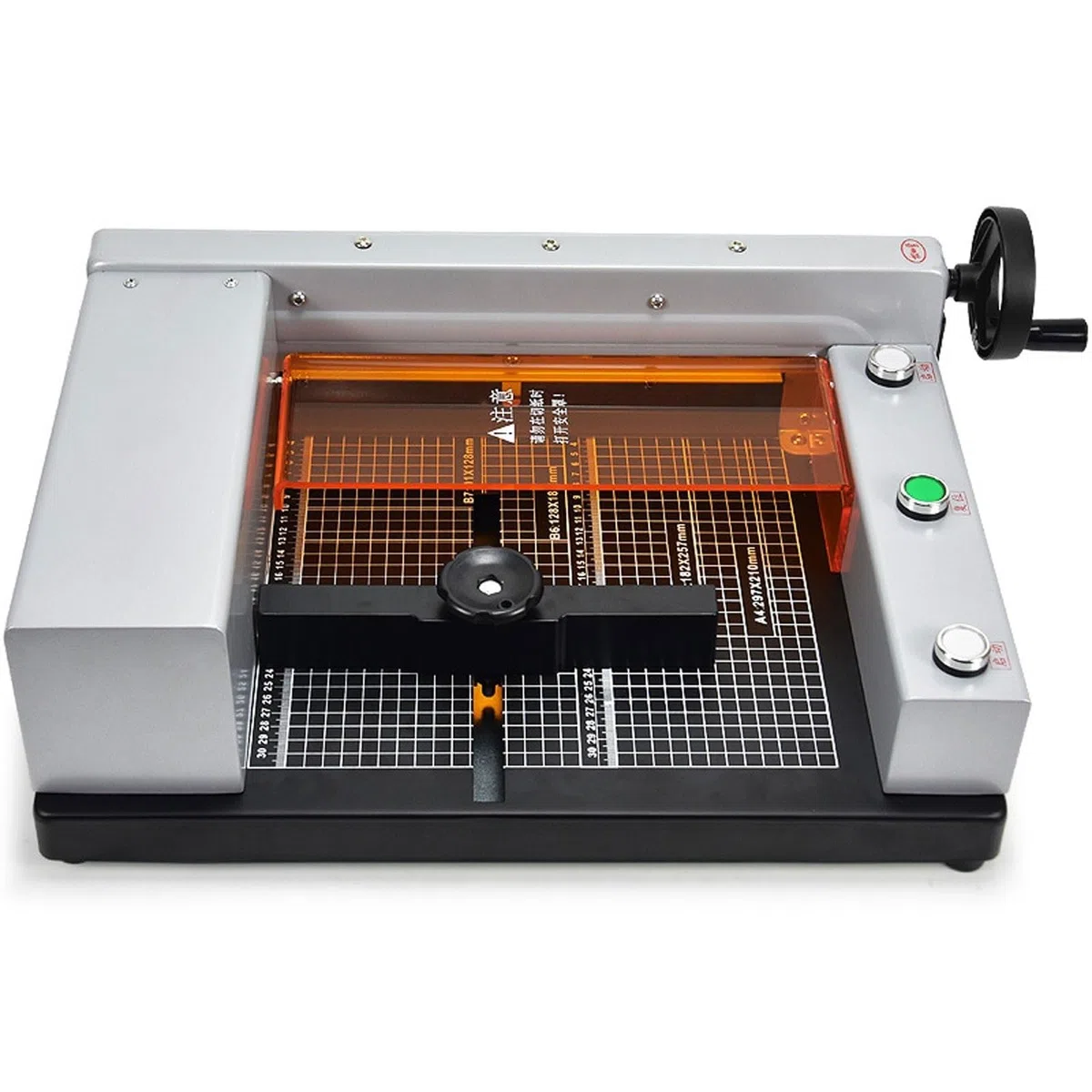 Automatischer Guillotine Papierschneidemaschine Schwerlast Schnittbreite 0-300mm Dicke 40mm für Karton Leder Büro Zuhause
