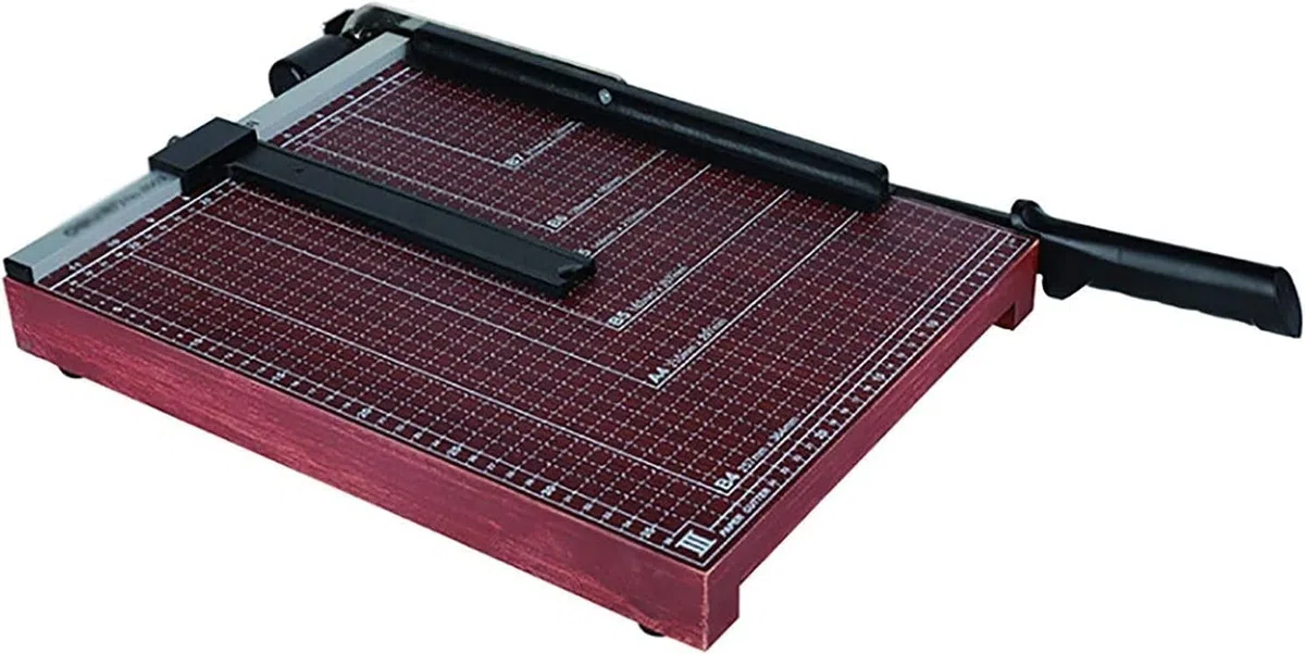 Papierschneidemaschine, Papierschneider, Guillotine-Trimmer, Manueller Papierschneider Im A4-Format, Gerasterte Foto-Bastelmaschine Mit Griff, Für Gutscheine, Etiketten, Karton