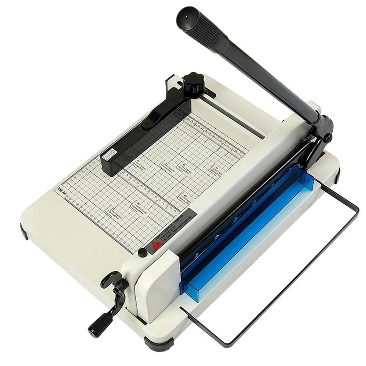 Robuster A4-Papierschneider, manueller Hebelschneider, verstellbarer Positionierungsstopp, Präzisions-Desktop-Schneidemaschine für schnelles und präzises Schneiden von Papier