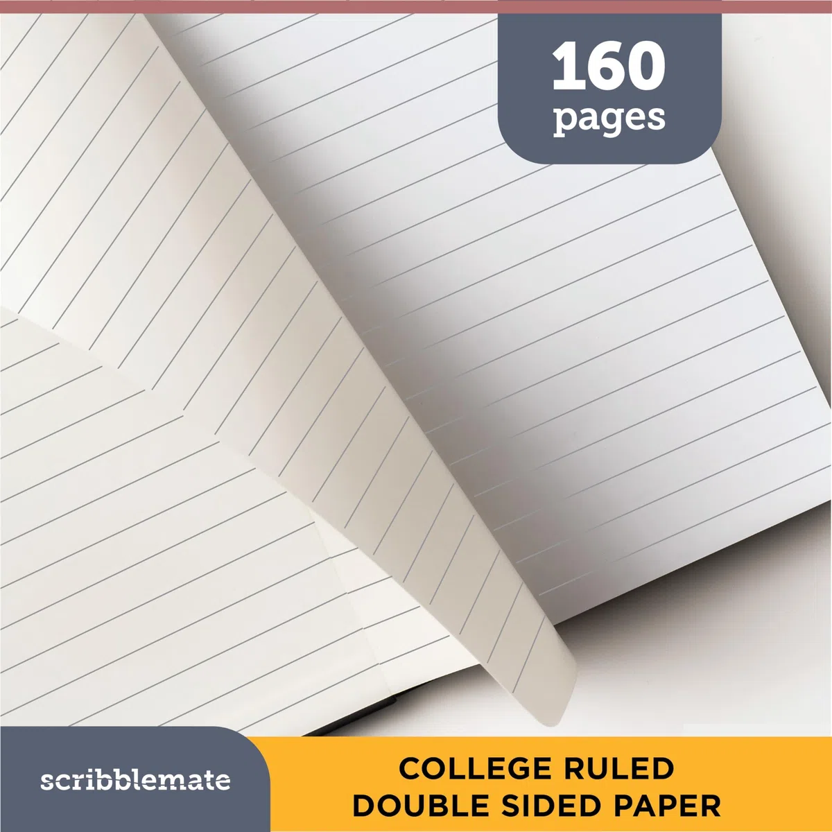 Liniertes Tagebuch, 6 Stück, A5, liniertes Notizbuch für Damen und Herren, 160 Seiten, mittelgroß, 14,6 x 8,25 Zoll, Hardcover-Tagebuch, 100 g/m² Premium-Papier (6 Stück, verschiedene Packungen)