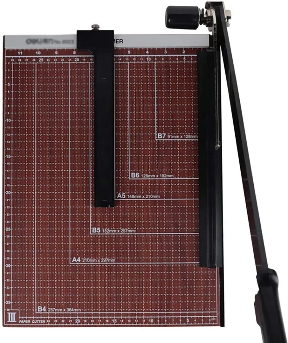 Papierschneidemaschine, Papierschneider, Guillotine-Trimmer, Manueller Papierschneider Im A4-Format, Gerasterte Foto-Bastelmaschine Mit Griff, Für Gutscheine, Etiketten, Karton