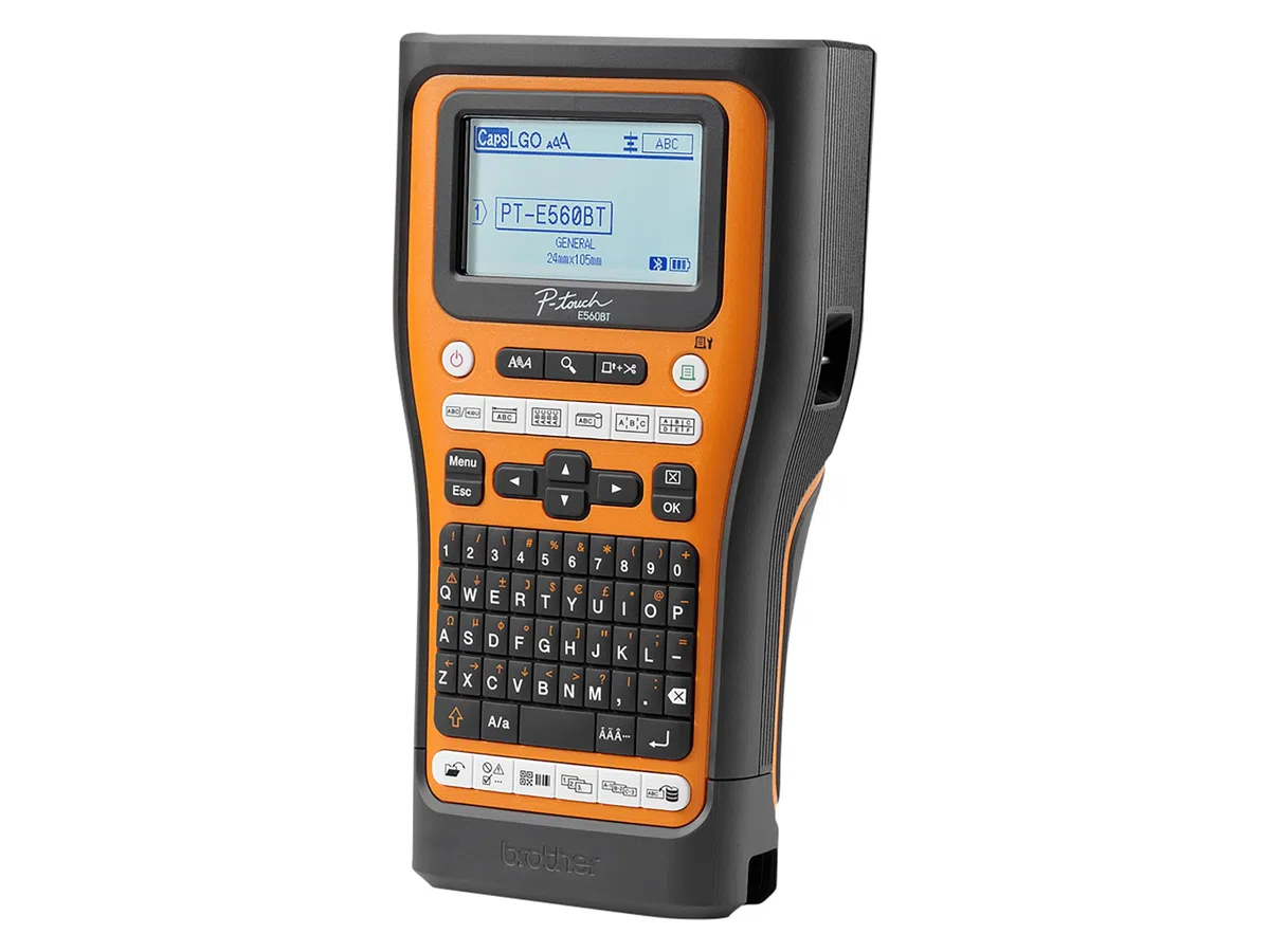 Brother Thermal Transfer, 180 x 180 DPI, 30 mm/sec, Wired &, PTE560BTSPRG1