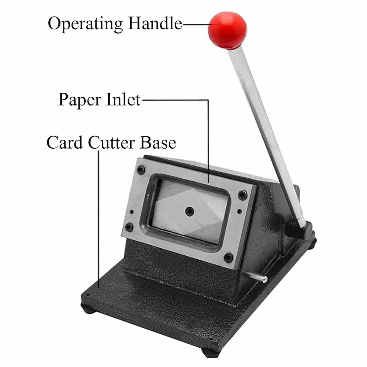 Kartenschneidemaschine, manueller Visitenkartenschneider, Kartenschneider, Hochleistungs-Stanzstanze, Kreisstanze für Papiergrafiken, Kreisschneider~/