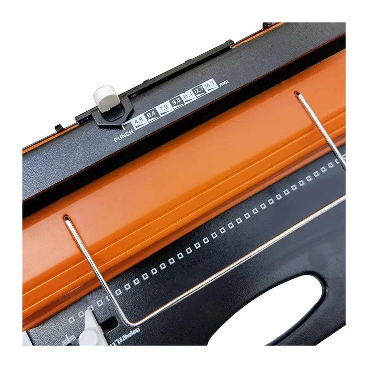 Bindemaschine Bindegerät, T118 Spulenbindemaschine Quadratloch Bürotext Bilderbuch Ausschreibungsdokument Wandkalender A4 Stanzbindemaschine